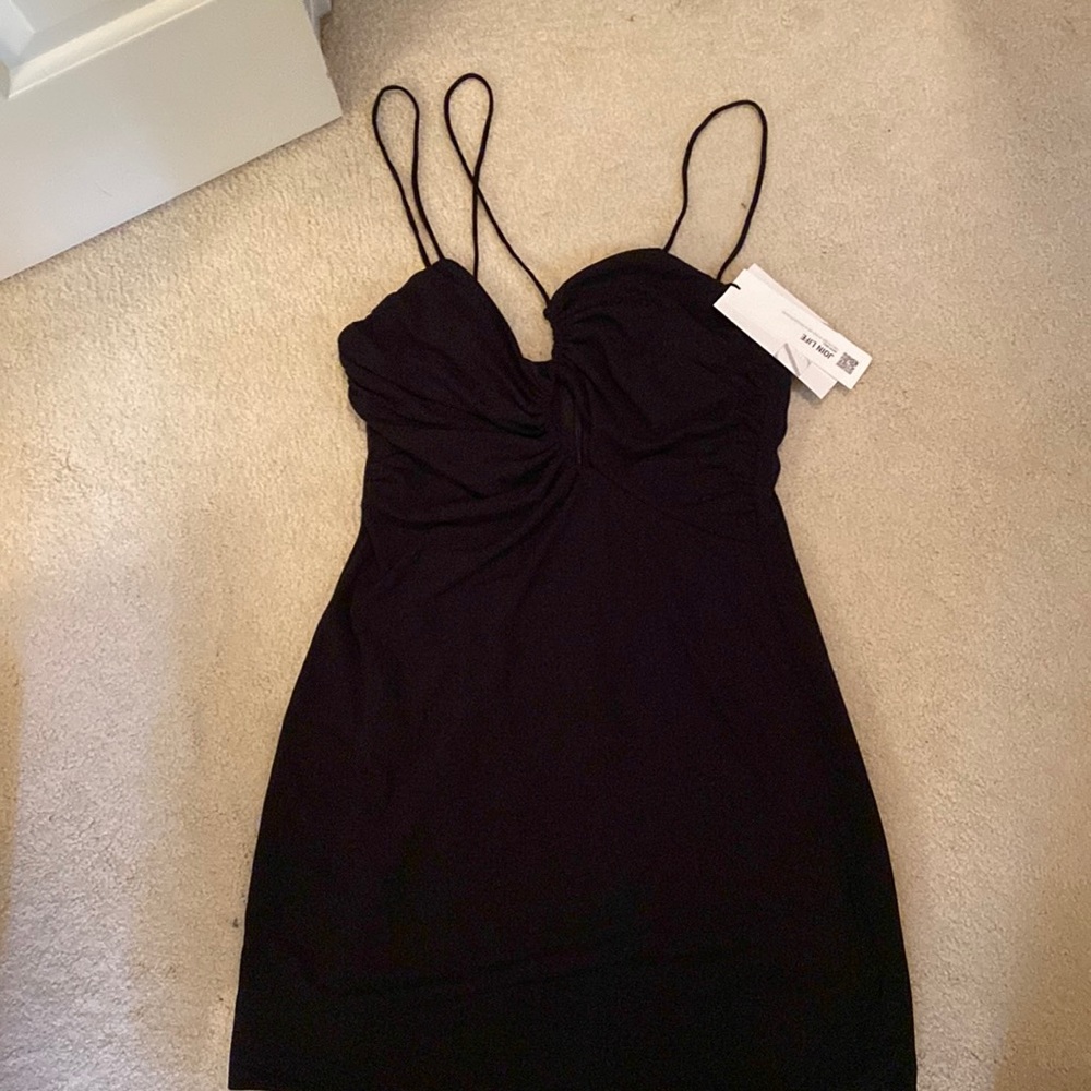 Zara Black Asymmetrical Dress